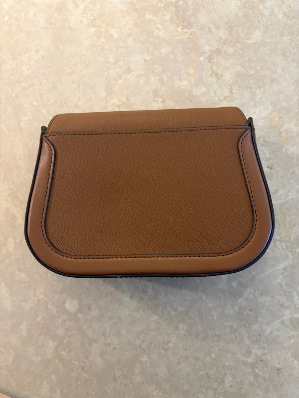 Michael Kors Brown Leather Crossbody Clutch - Picture 2 of 7